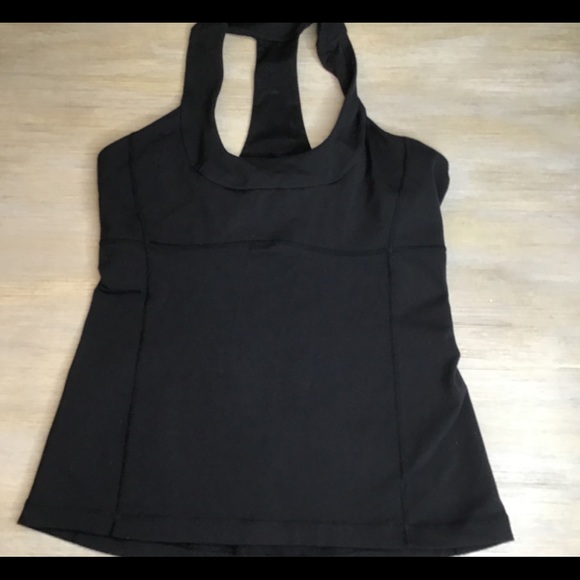 lululemon athletica Tops - Lululemon Scoop Neck Black Tank